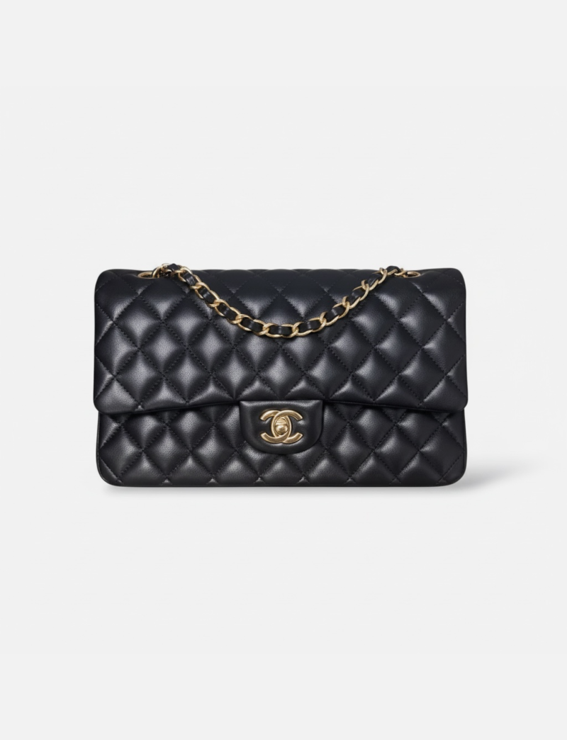 Chanel Medium black timeless double flap bag