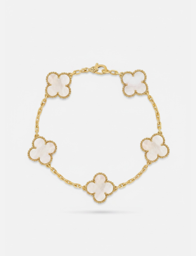 Van Cleef Arpels MOP 5 motif bracelet