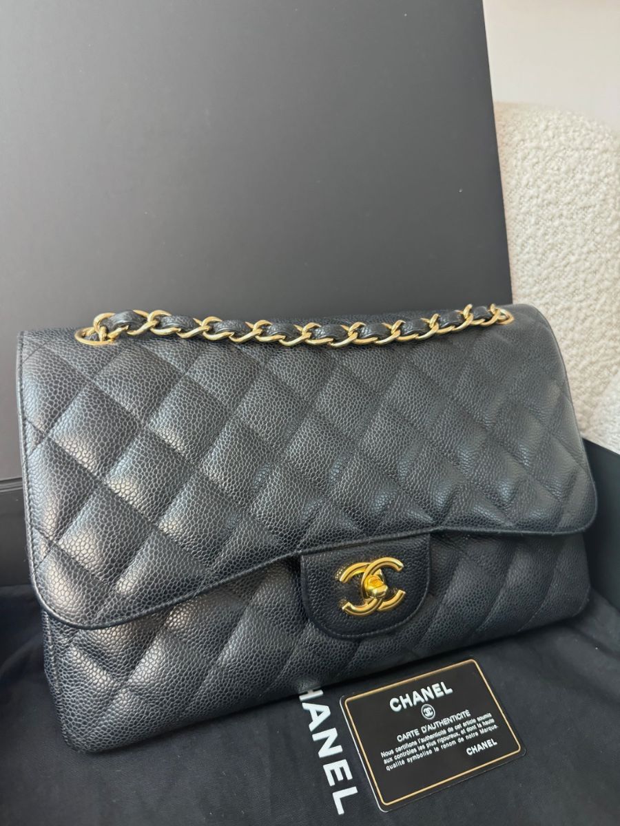 Chanel jumbo 30 caviar