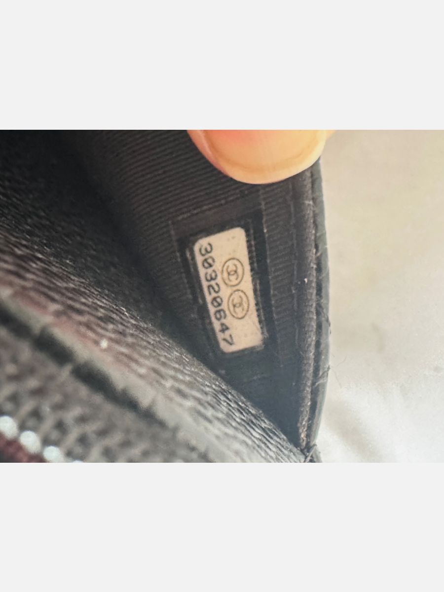 Chanel woc black caviar ghw