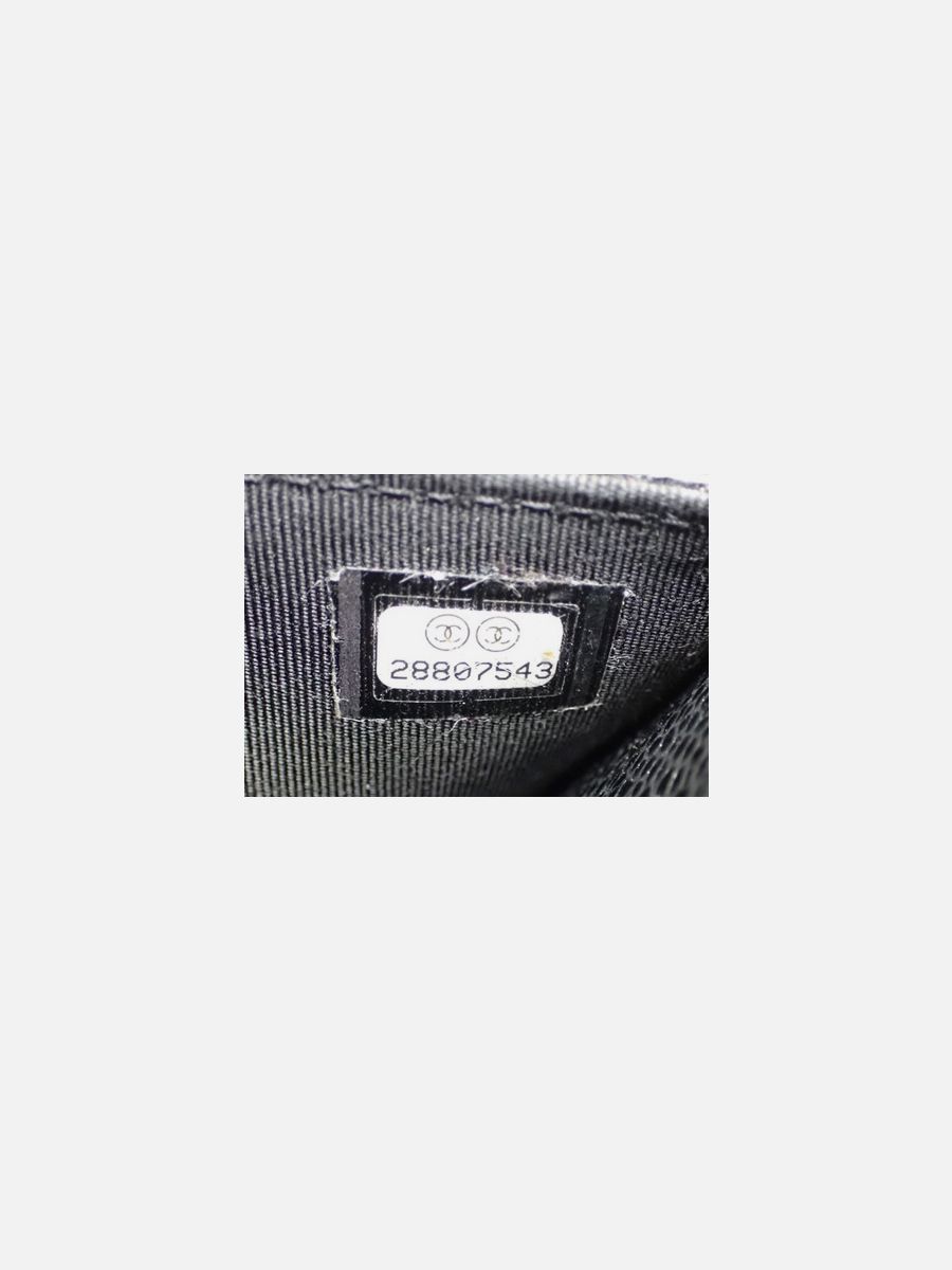 Chanel WOC caviar black SHW