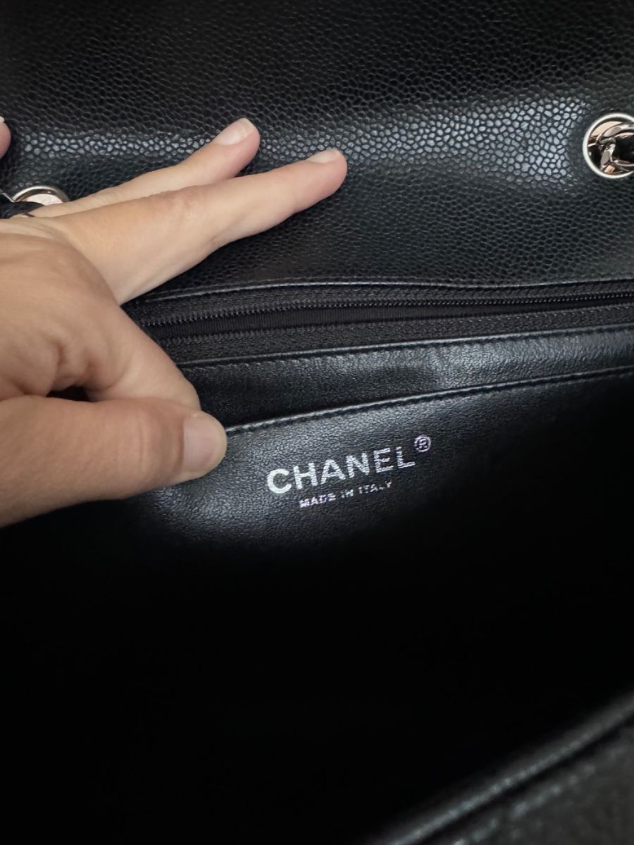 Chanel jumbo caviar