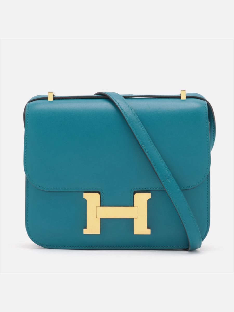 Hermes Constance 18 Cobalt