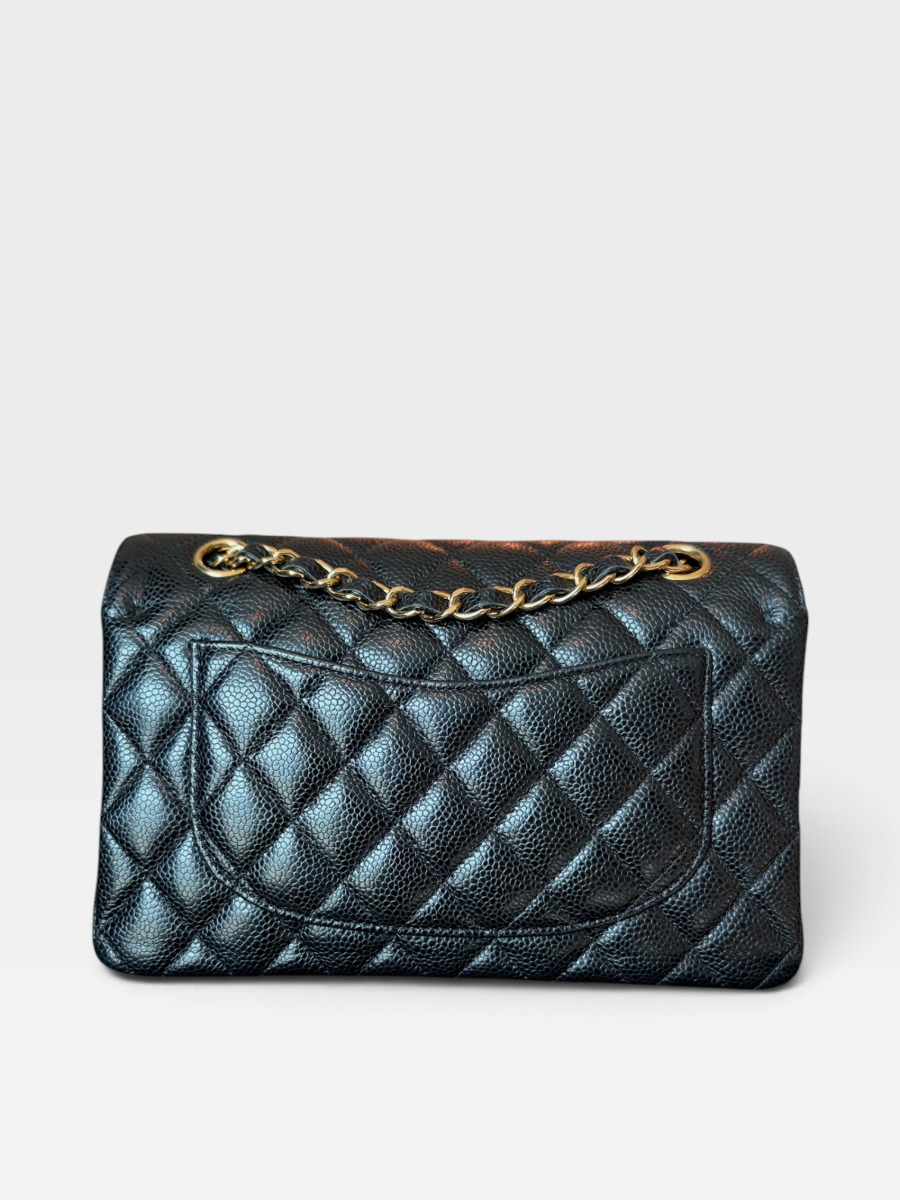 Chanel small caviar black GHW 29 series 2020