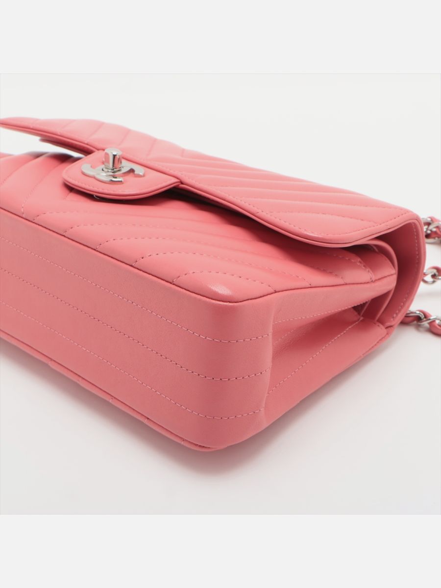 Chanel small 23 pink Chevron shw