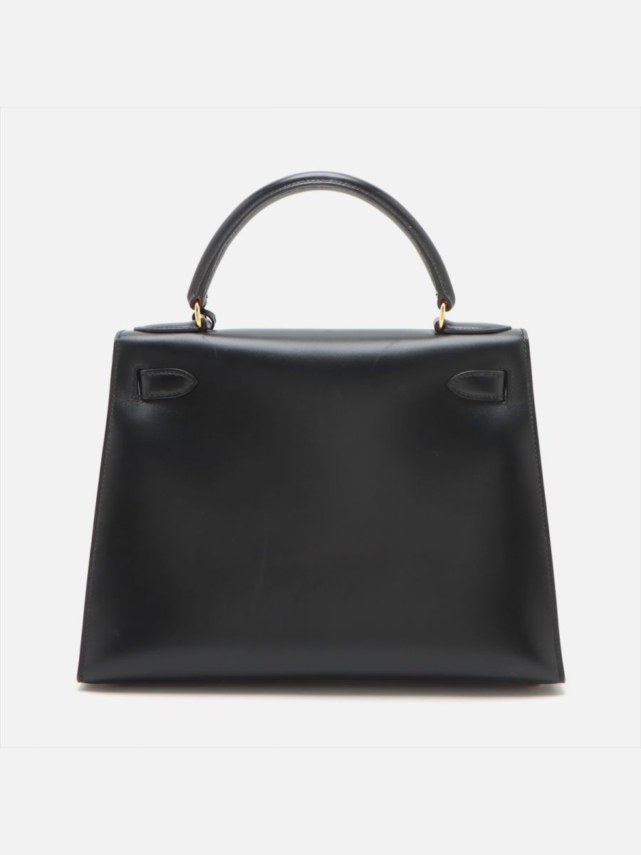 Hermes Kelly 28 box leather ghw