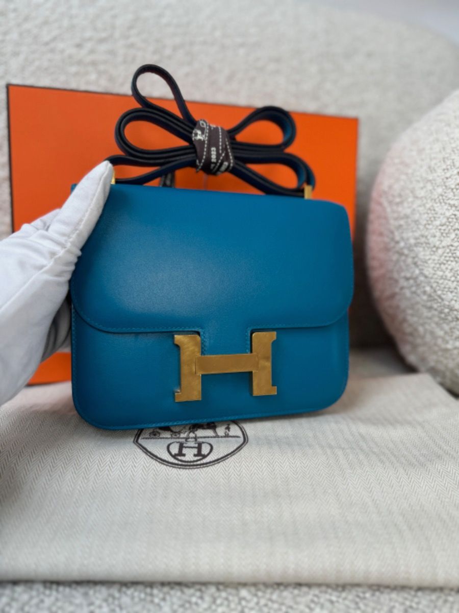 Hermes Constance 18 Cobalt