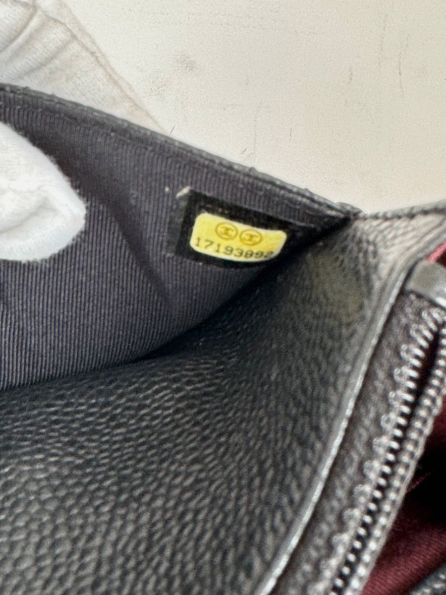 Chanel WOC caviar black ghw