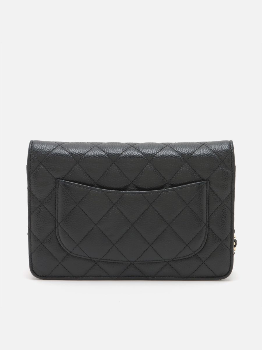 Chanel WOC caviar black ghw