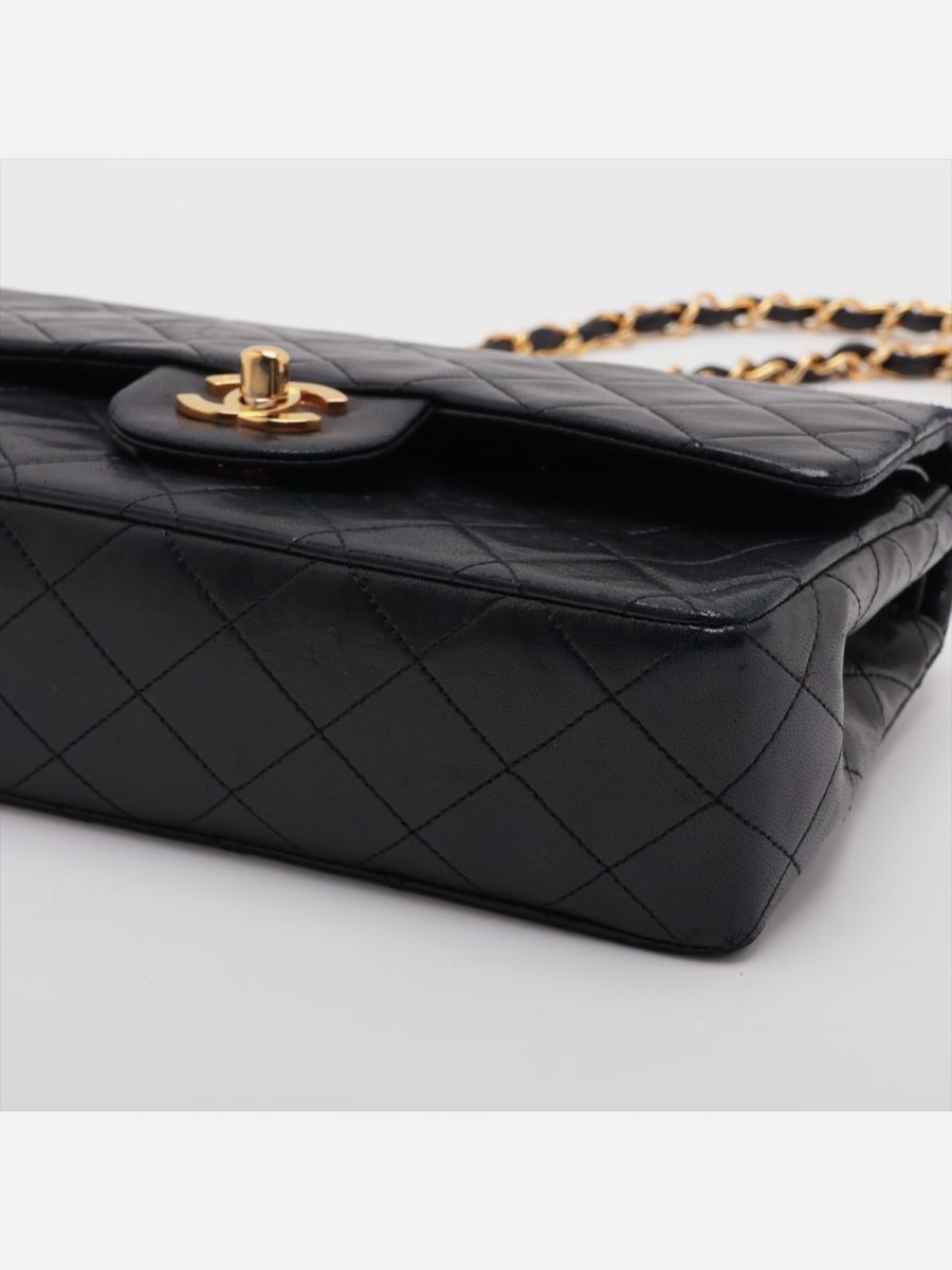 Chanel small 23 black ghw