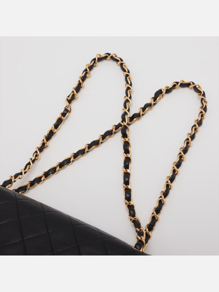 Chanel small 23 black ghw
