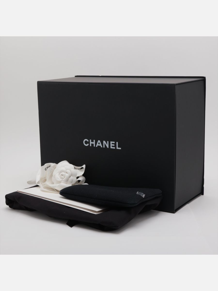 Chanel Deauville MM black ghw