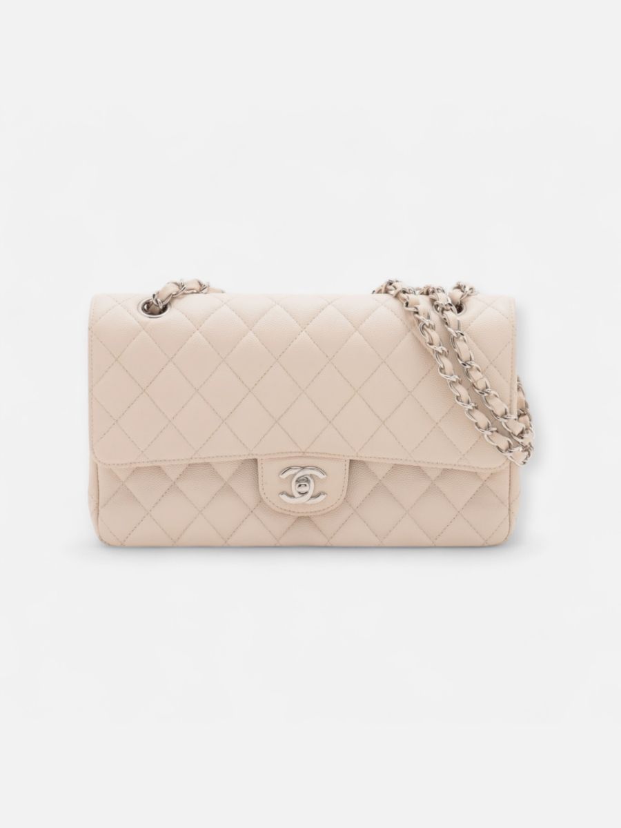 chanel medium caviar off white