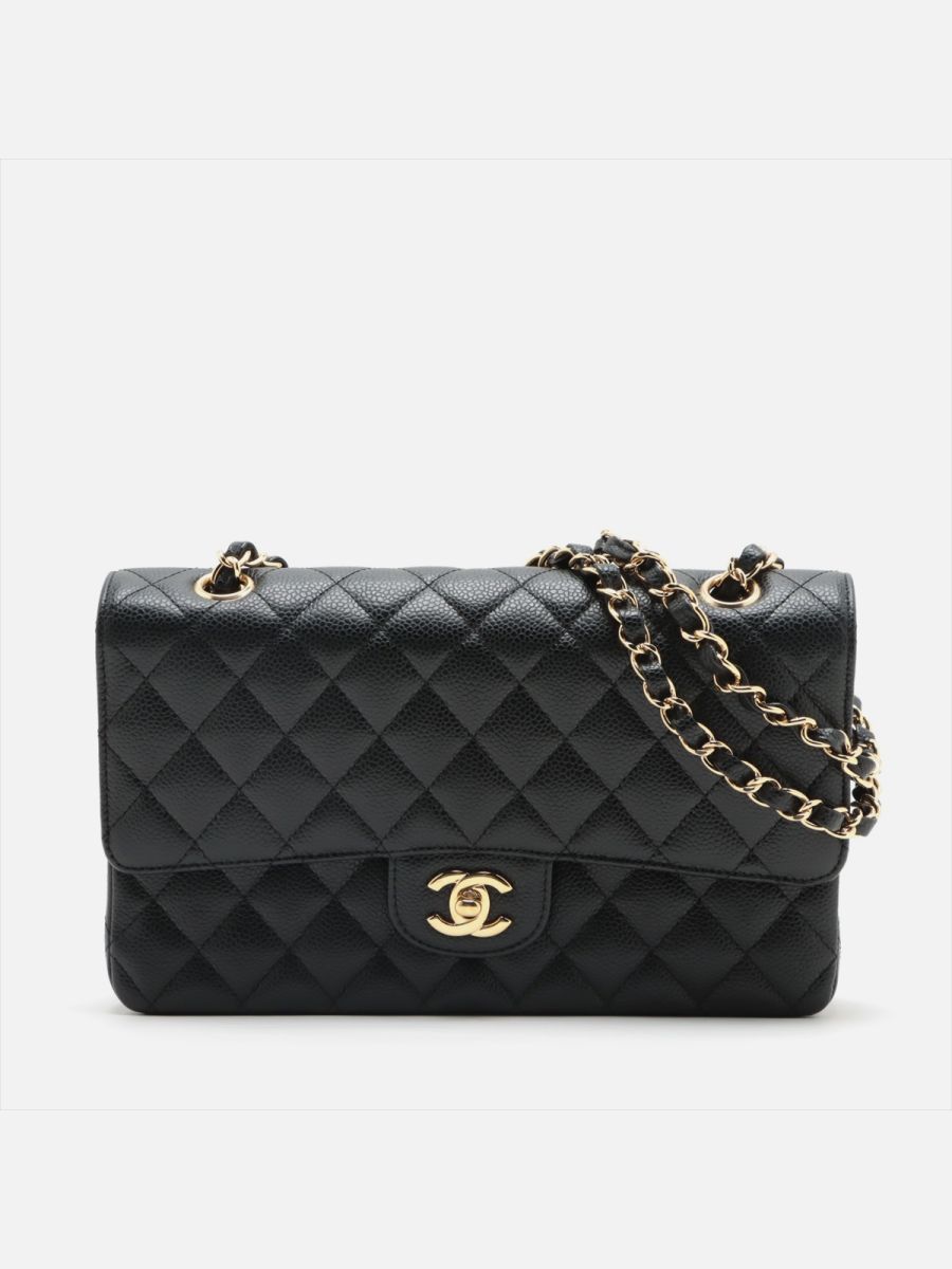 Chanel medium 25 Timeless caviar