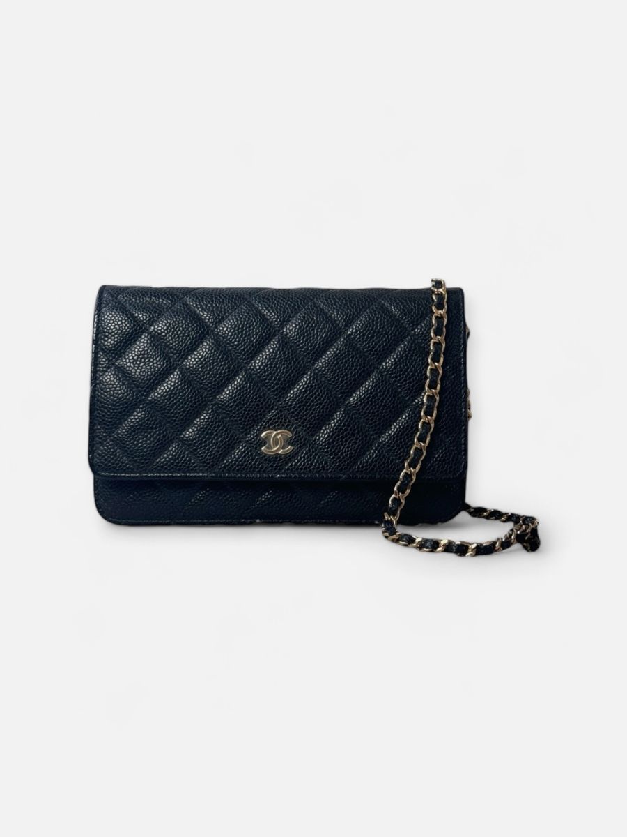 Chanel woc caviar black ghw 