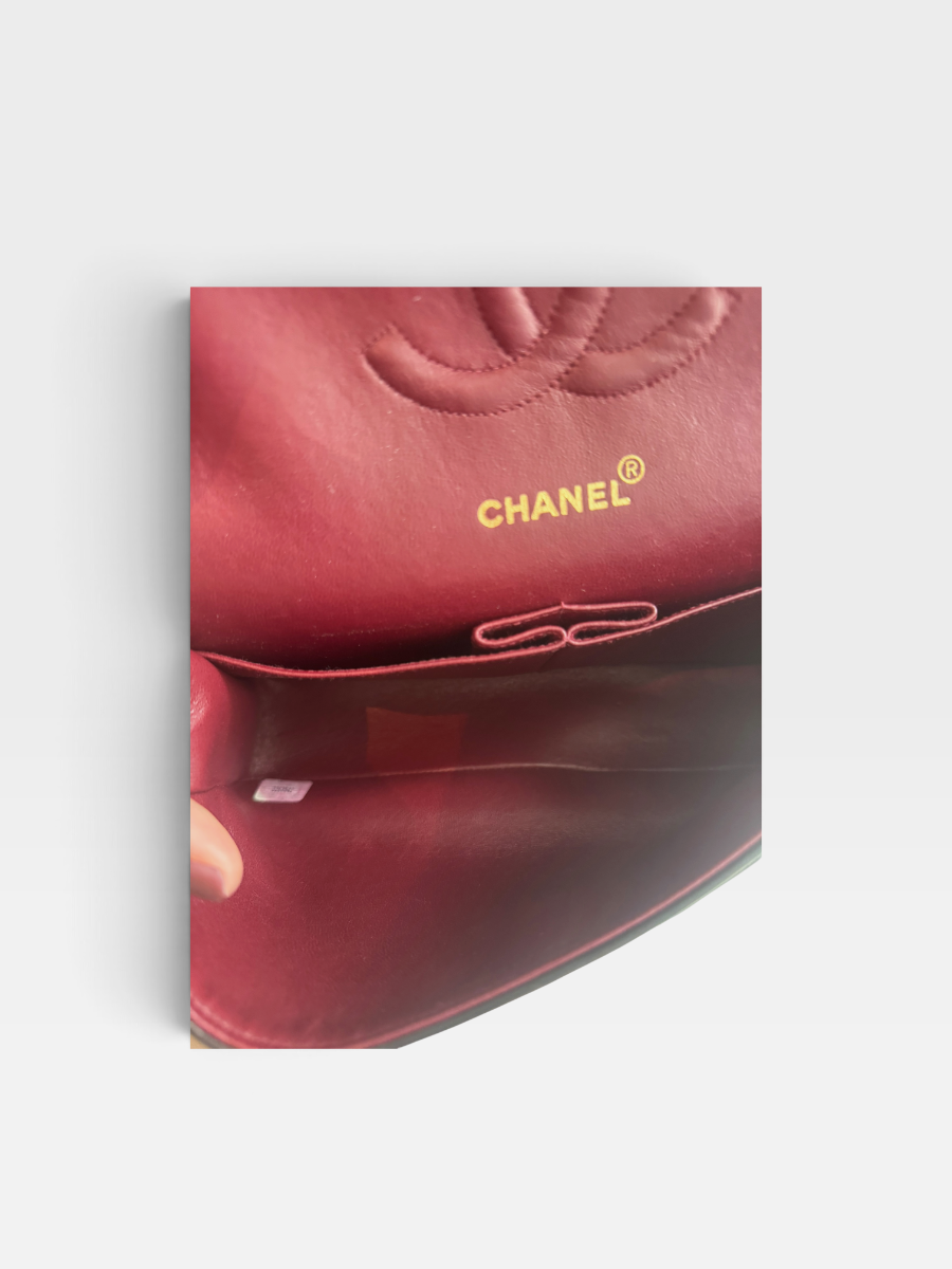 Chanel medium vintage lambskin ghw 3 series