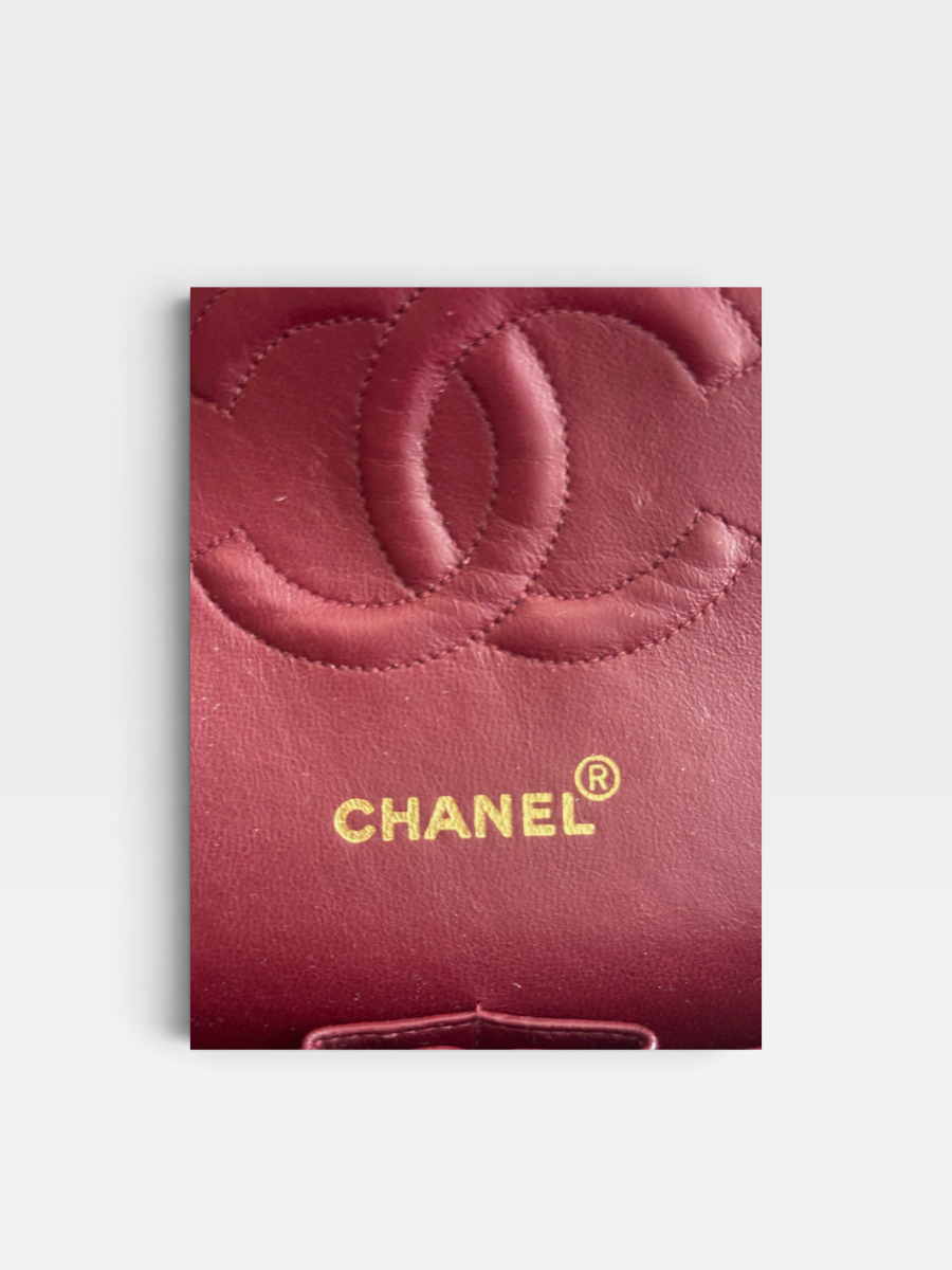 Chanel medium vintage lambskin ghw 3 series