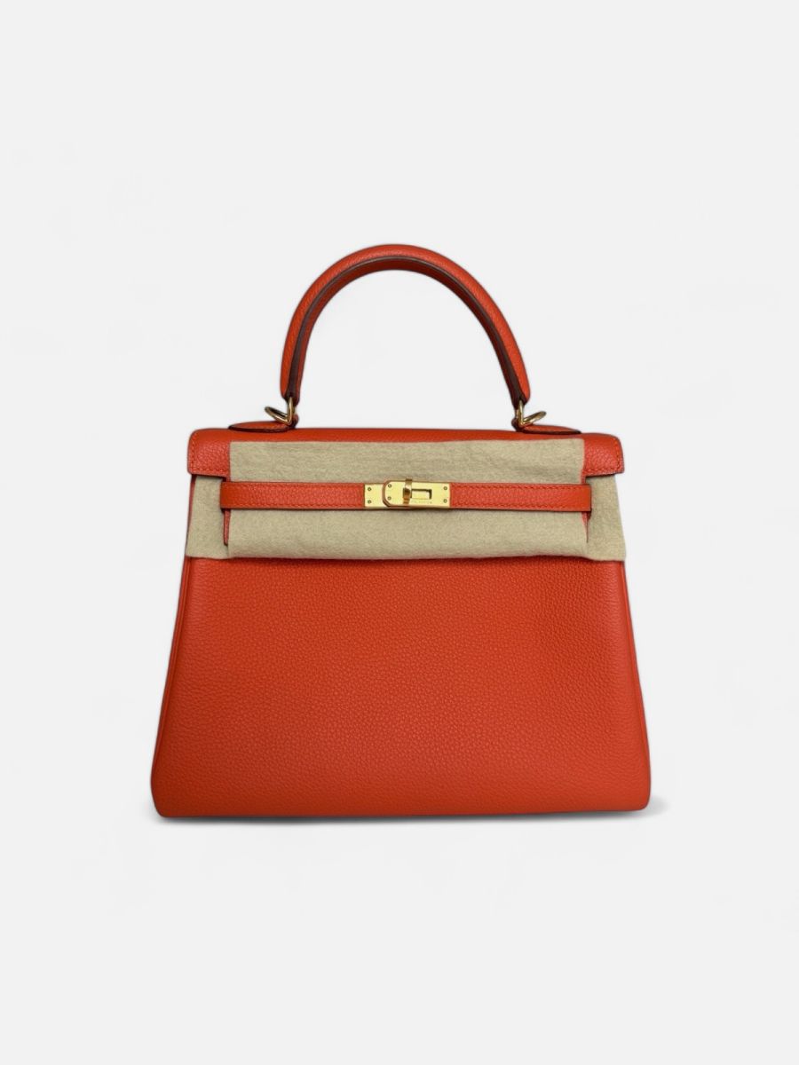Hermès Kelly 25 orange Togo
