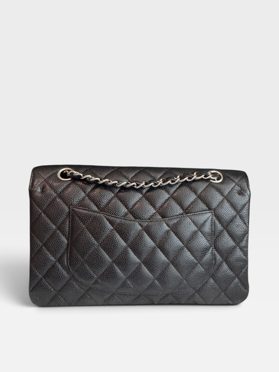Chanel medium caviar black phw 20 series full set 2019