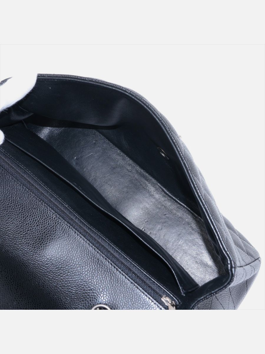 Chanel jumbo caviar 30 black shw