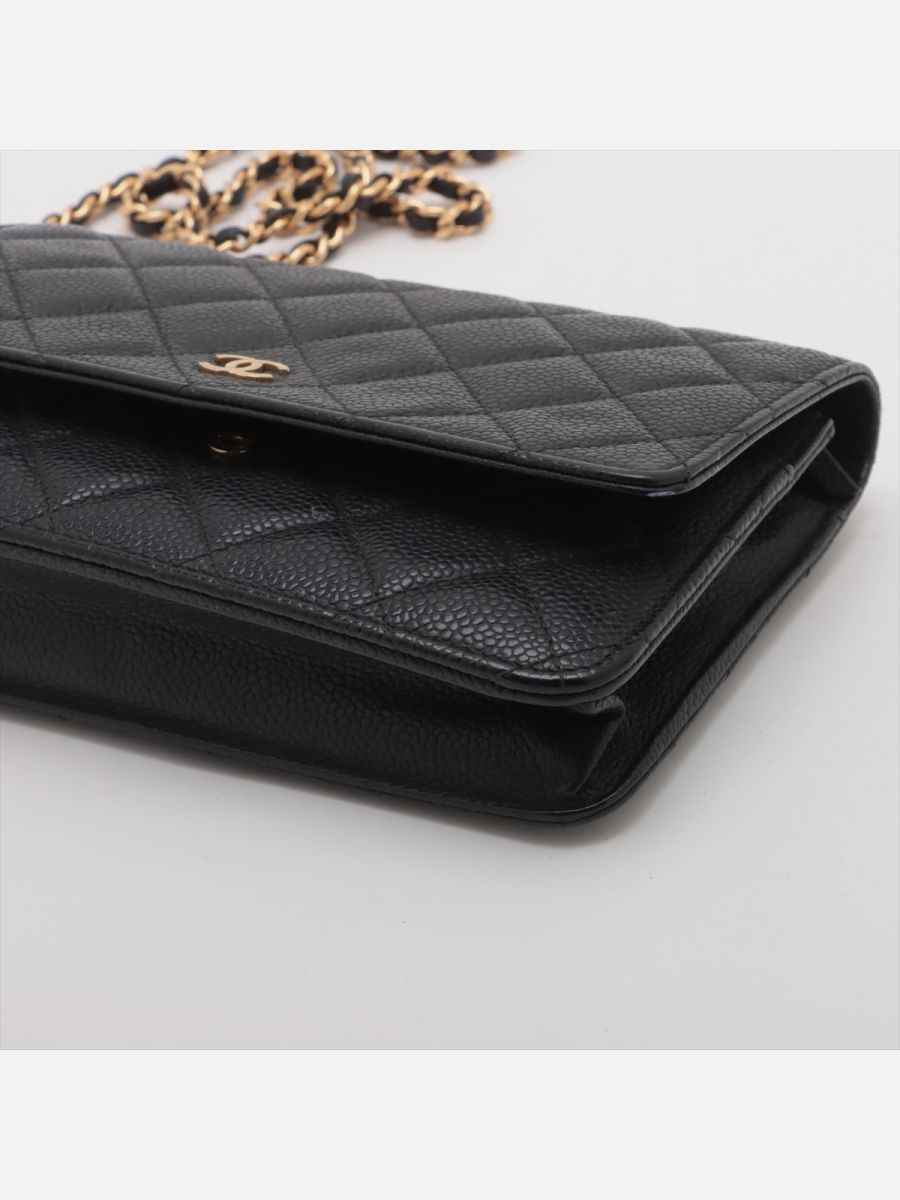 Chanel woc caviar black ghw 