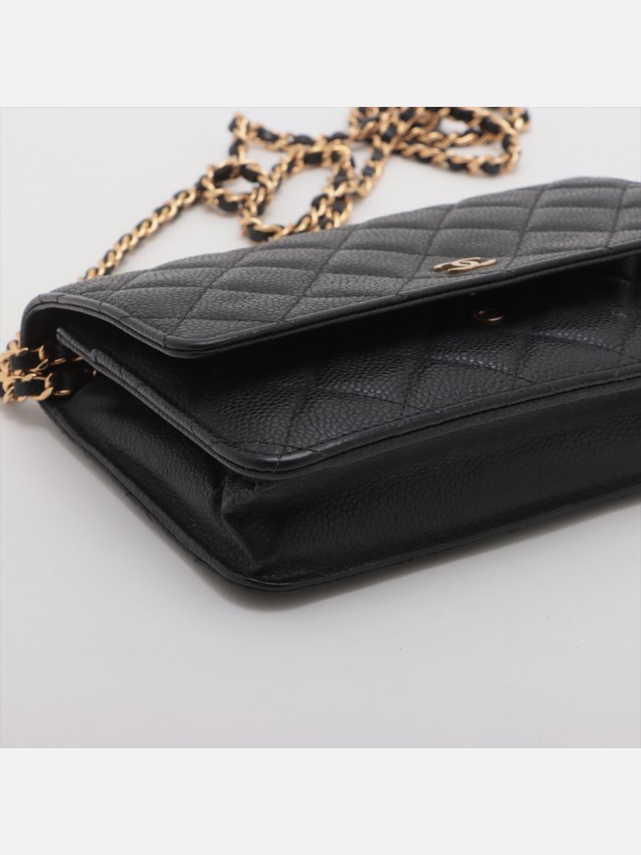 Chanel woc caviar black ghw 