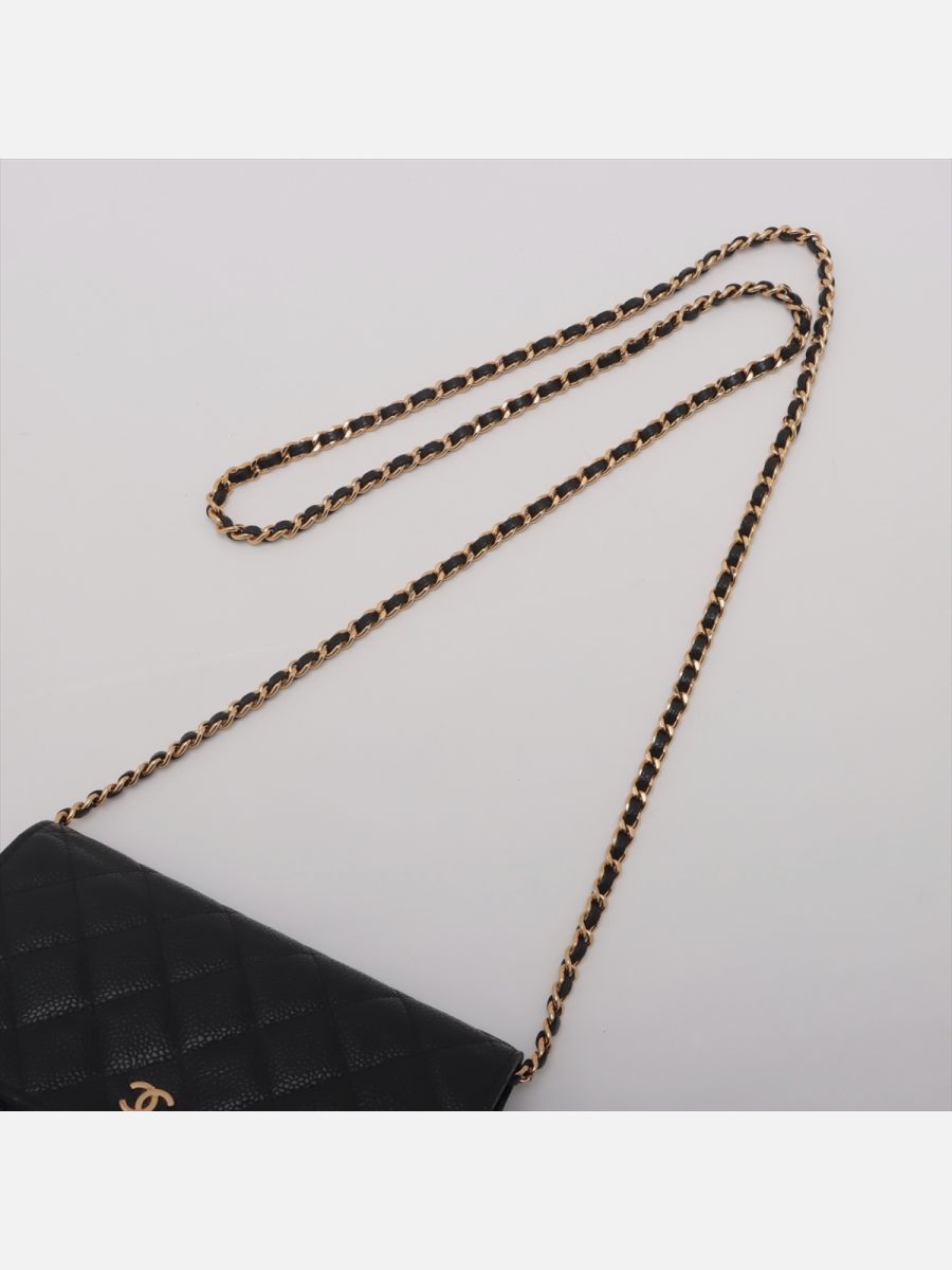 Chanel woc caviar black ghw 