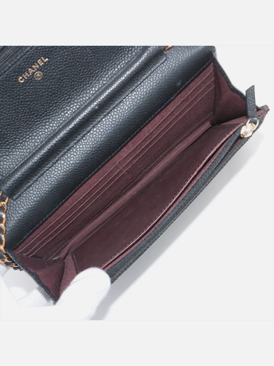Chanel woc caviar black ghw 