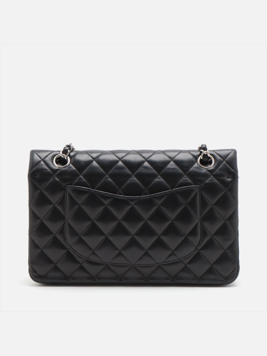 Chanel medium 25 silver hardware