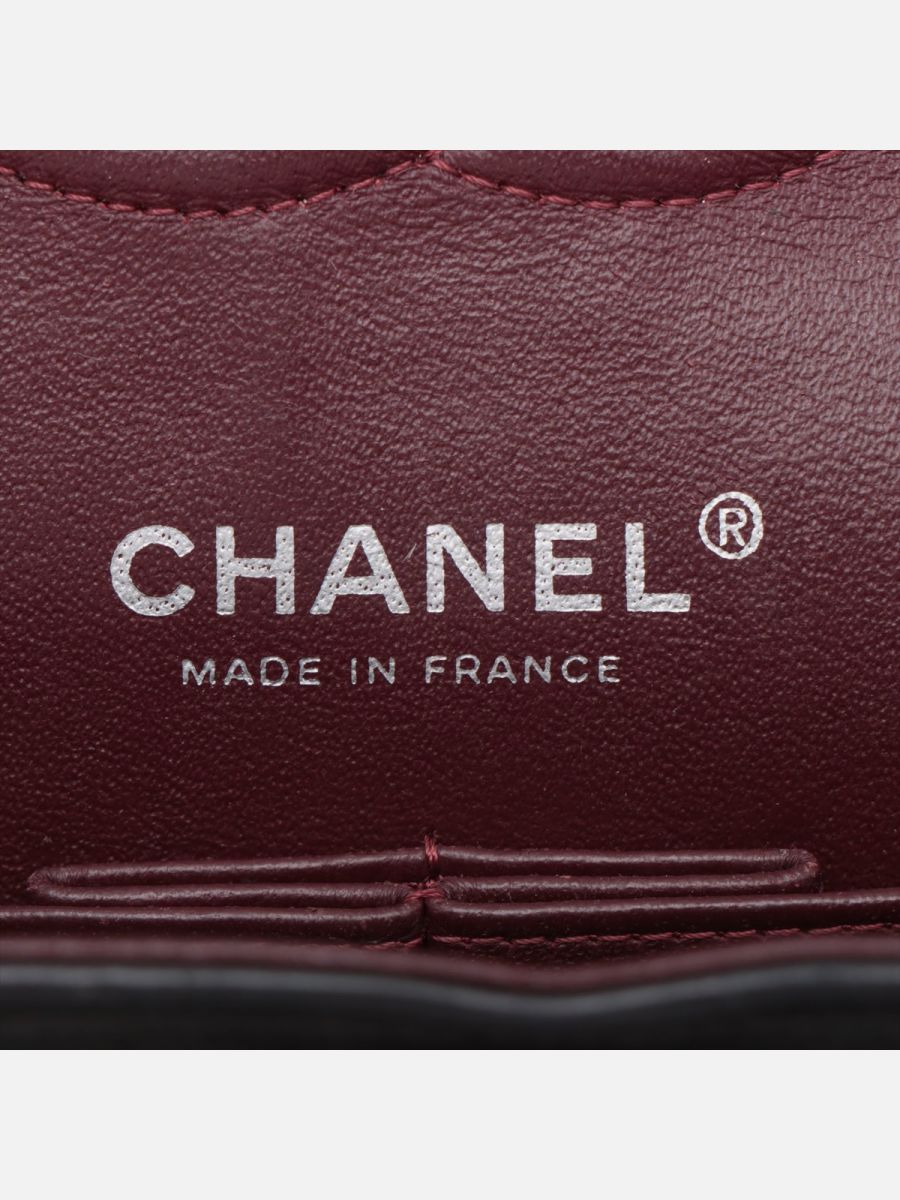 Chanel medium 25 silver hardware