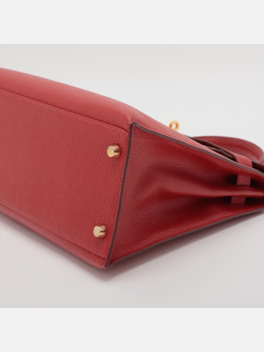 Hermes Kelly 28 red chèvre