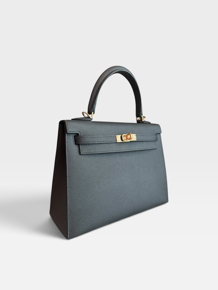 Hermes Kelly 25 Gris Misty W stamp 2025 full set 