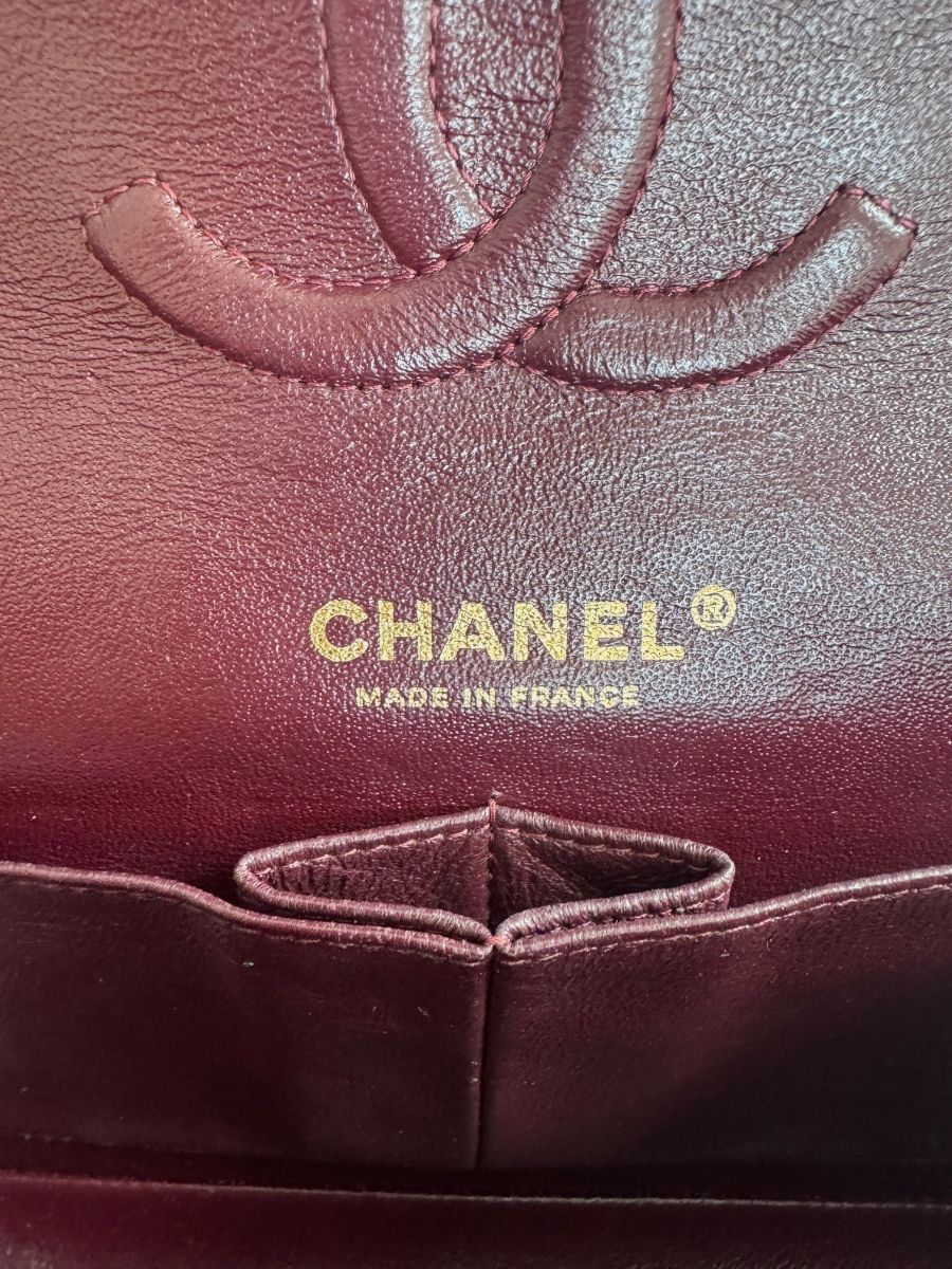Chanel medium timeless black caviar ghw 23 series