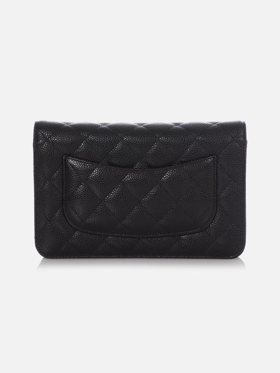 Chanel WOC caviar black ghw