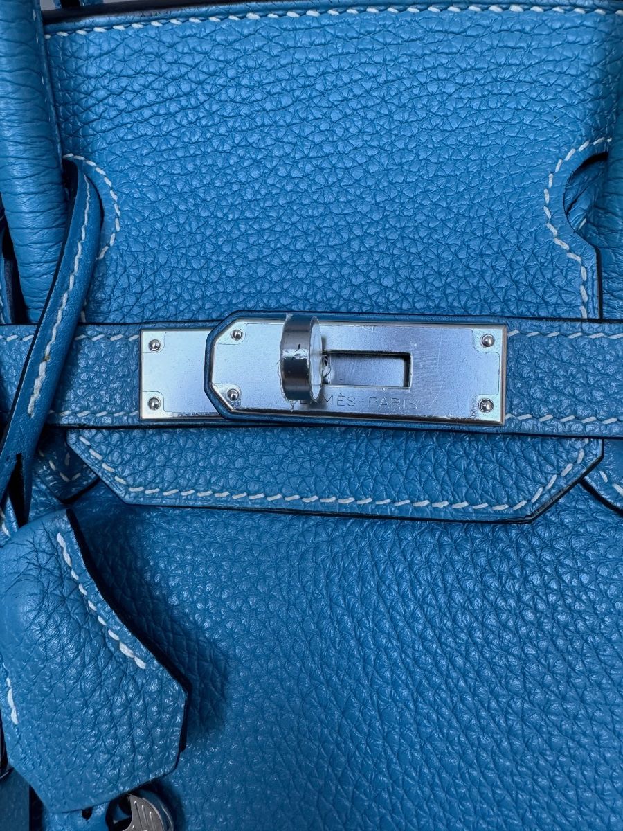 Hermes Birkin 30 togo jean blue phw