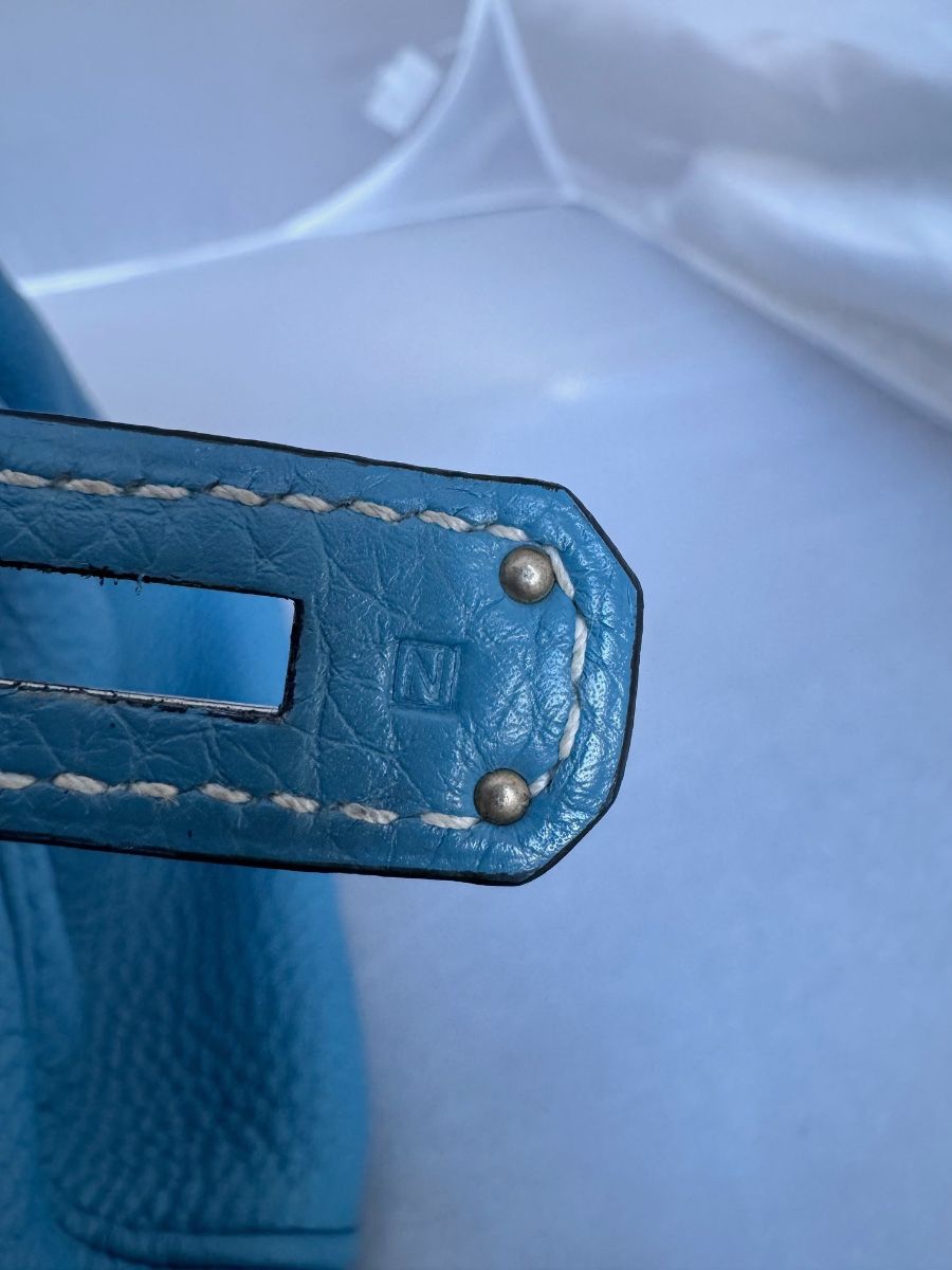 Hermes Birkin 30 togo jean blue phw