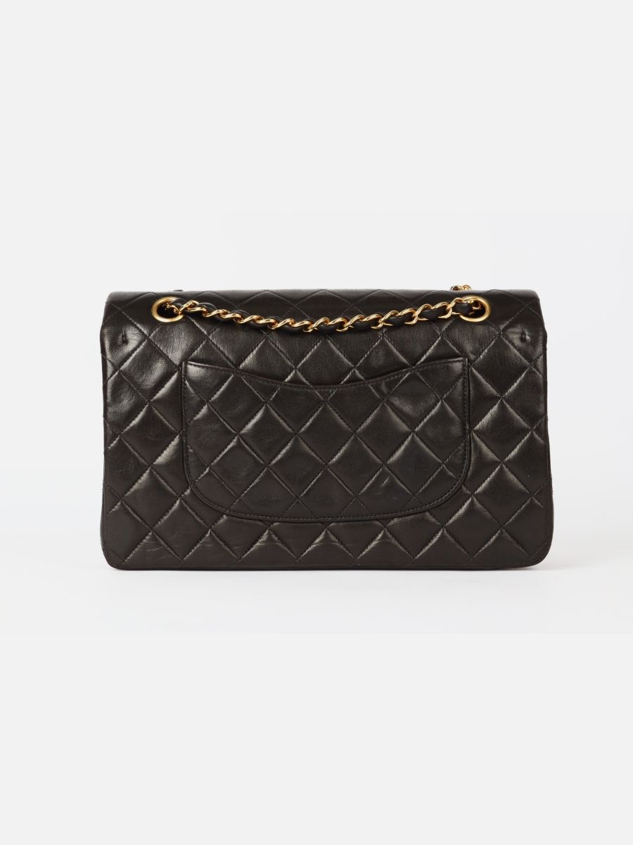 Chanel medium timeless black ghw