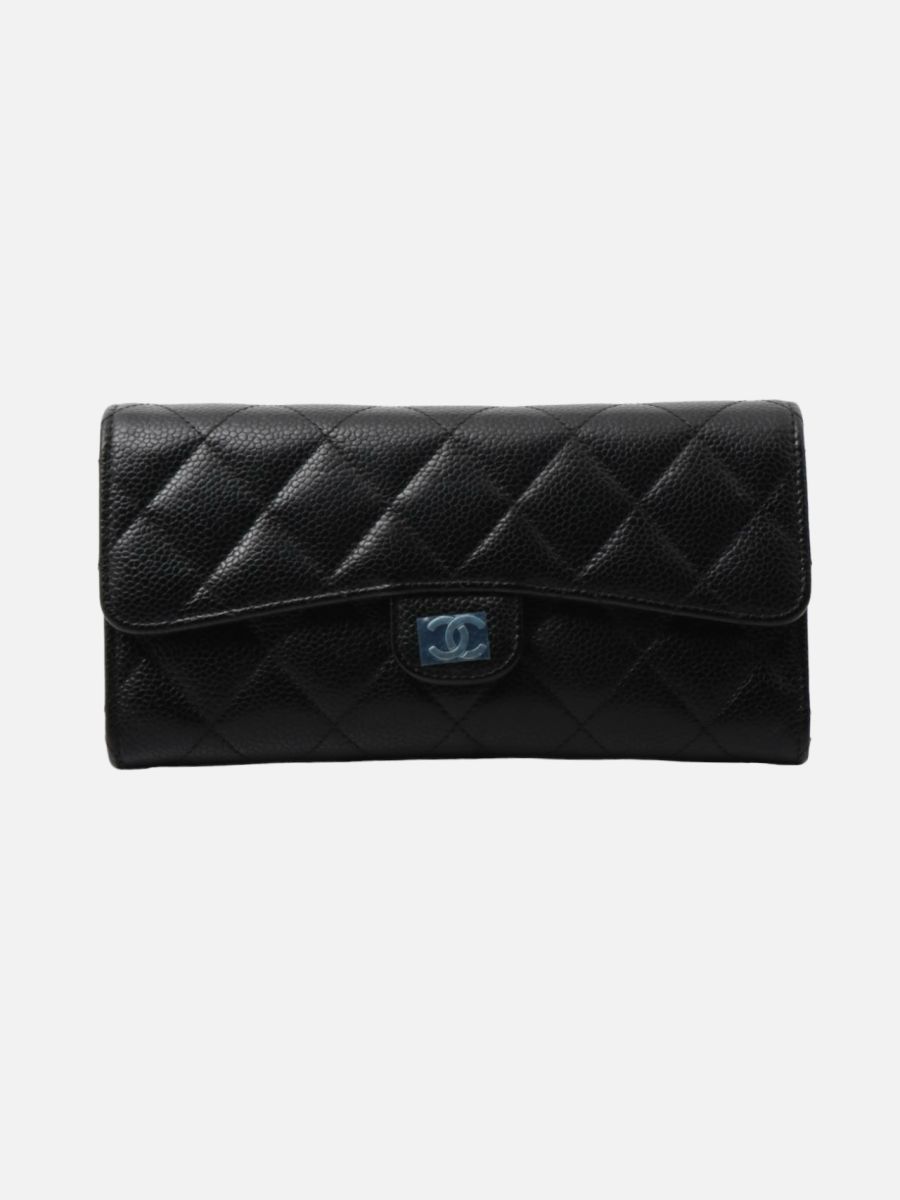 Chanel caviar wallet
