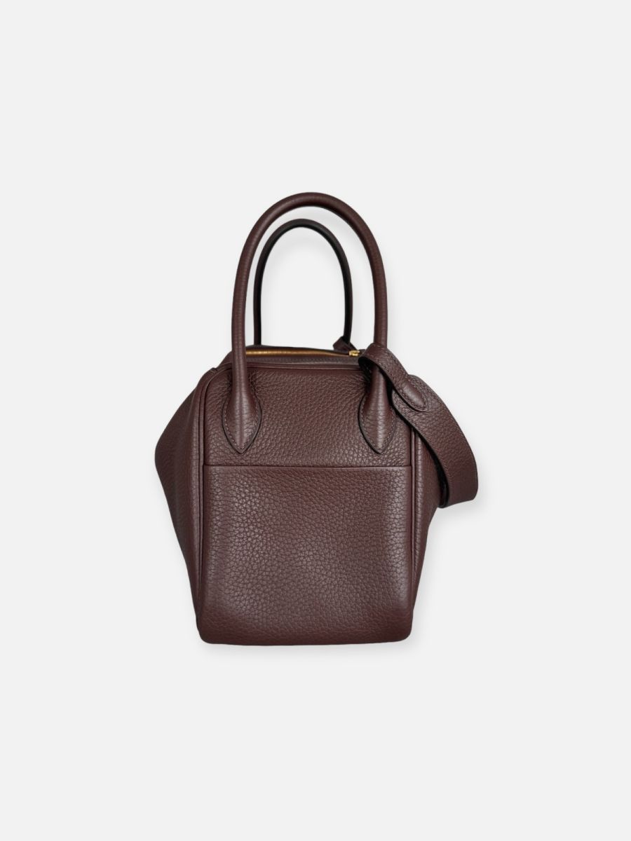 Hermes Lindy 26 burgundy Togo