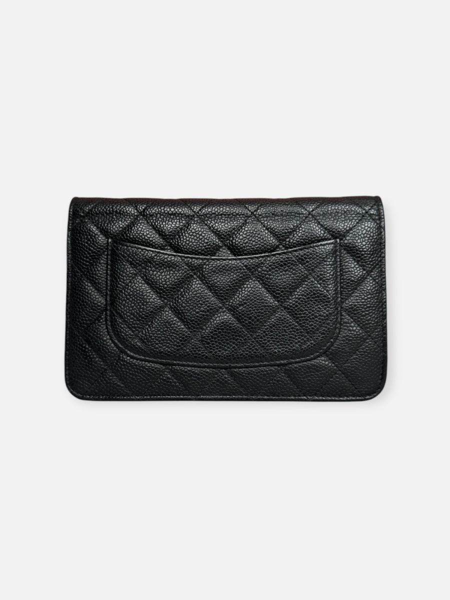 Chanel woc caviar black ghw 