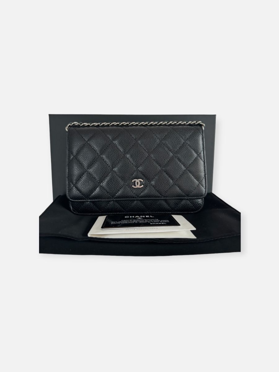 Chanel woc black caviar 