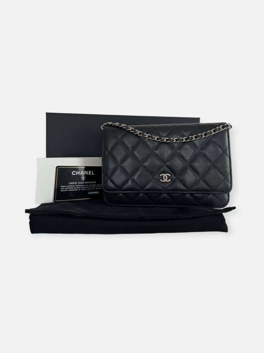 Chanel woc black caviar 