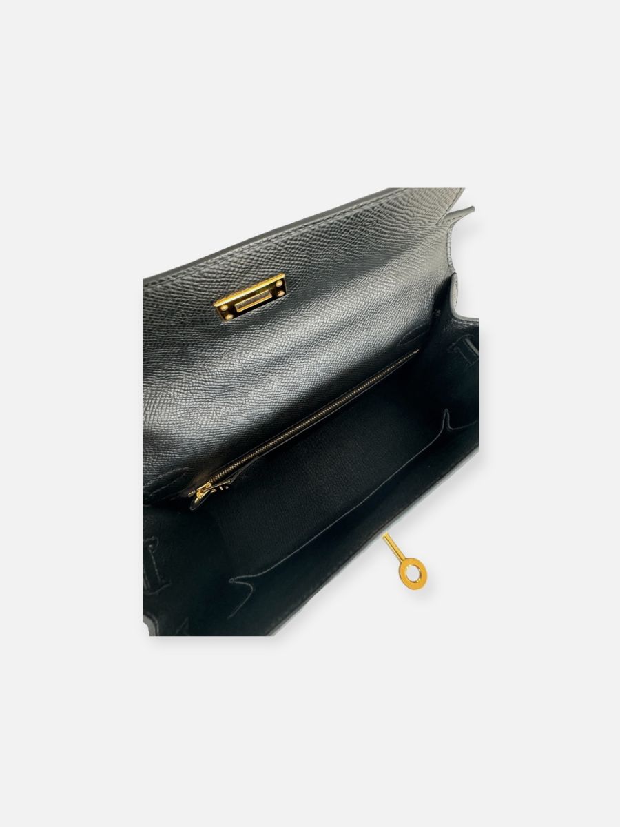 Hermes Kelly 25 Epsom black