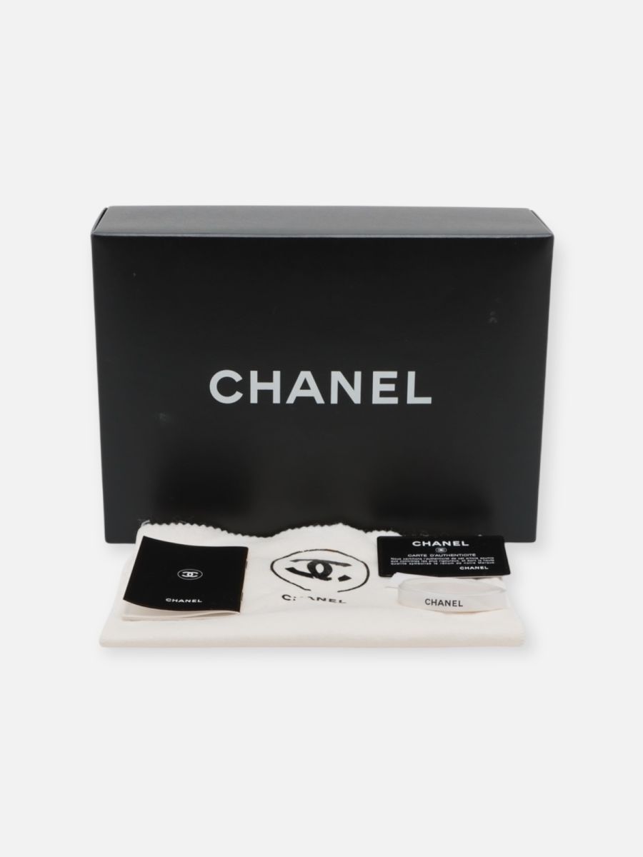 chanel medium black full set