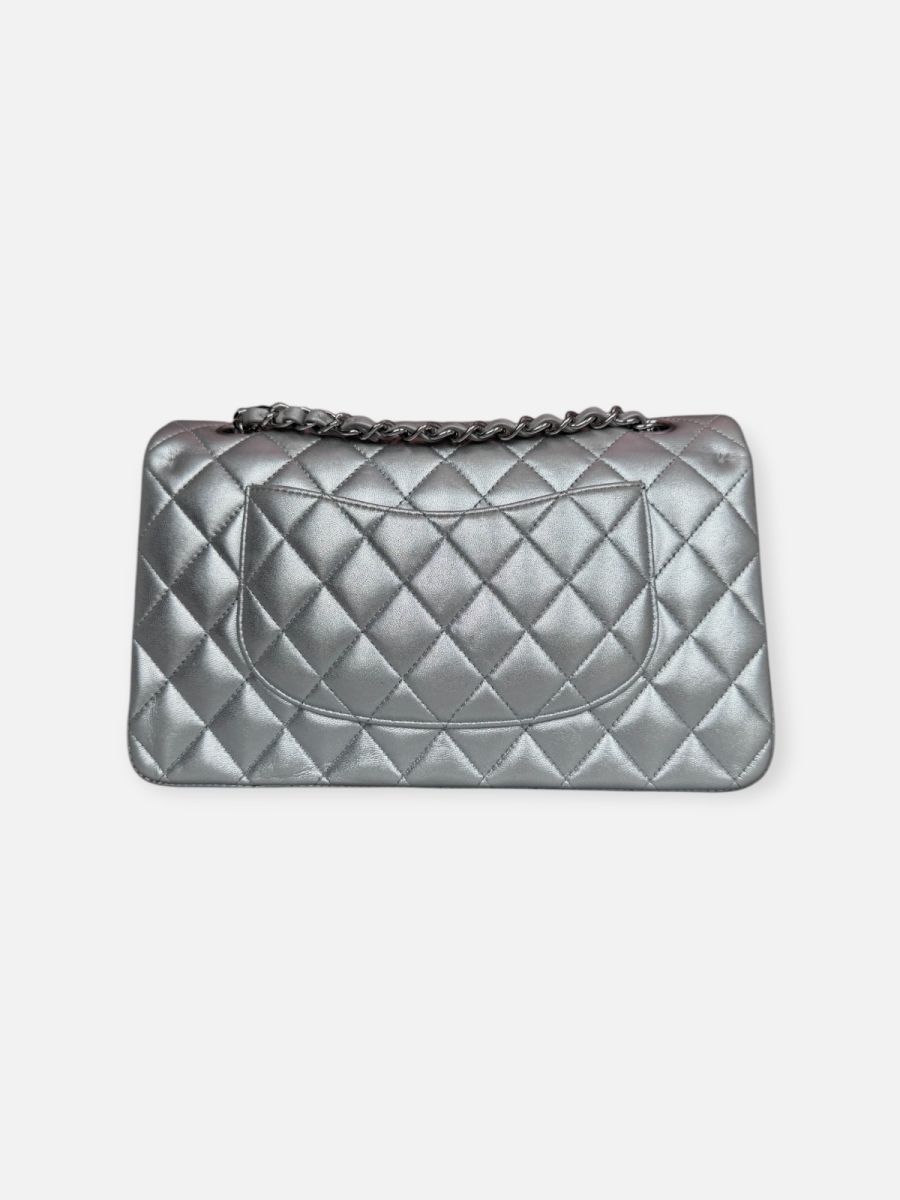 Chanel medium silver 