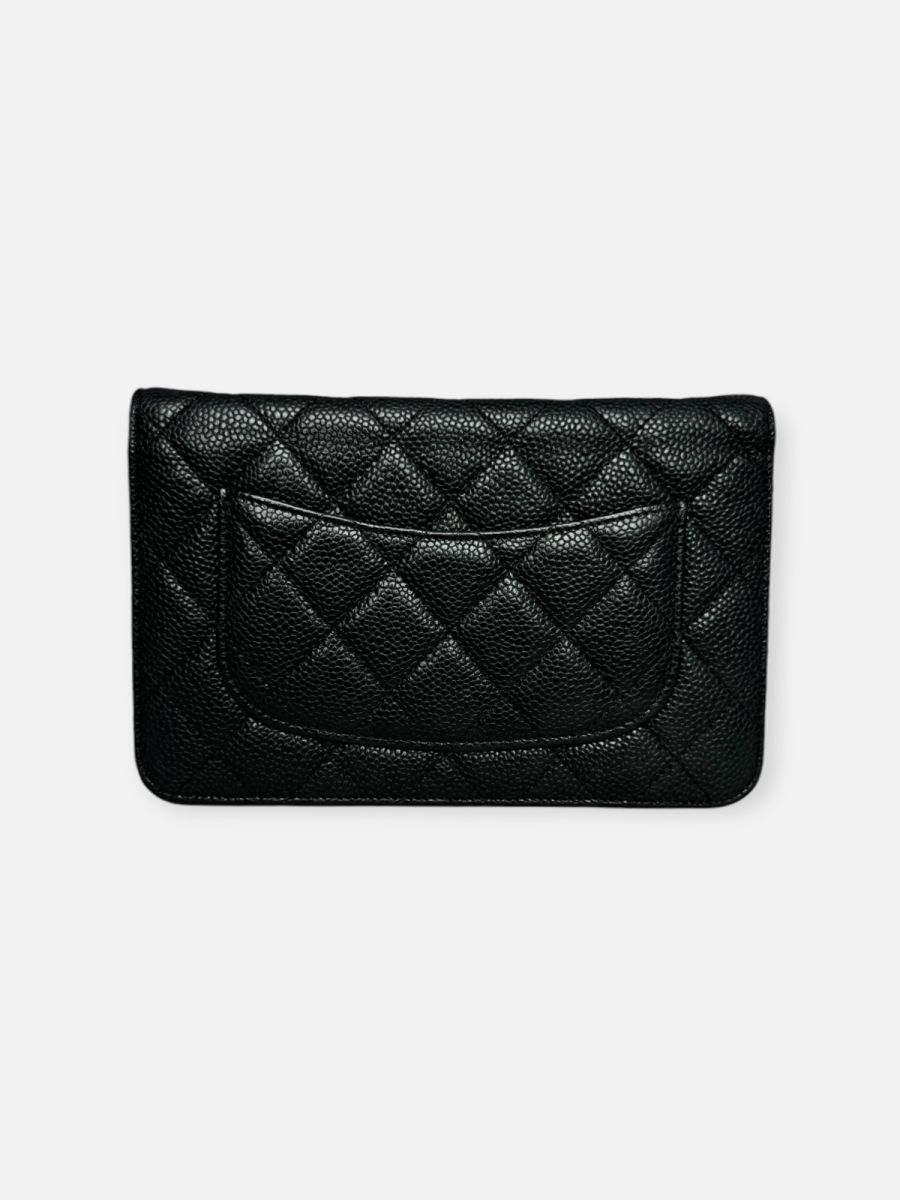 Chanel caviar WOC black