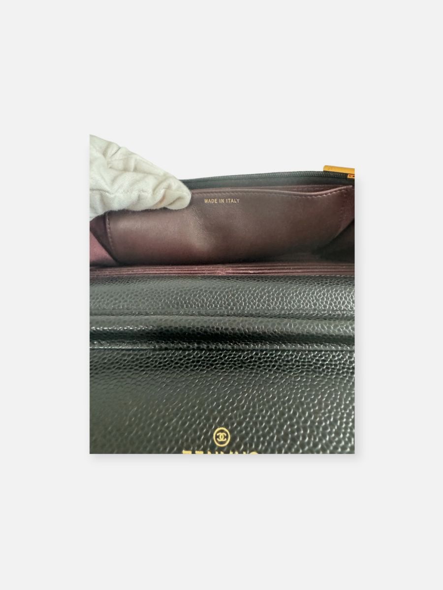 Chanel woc black caviar 