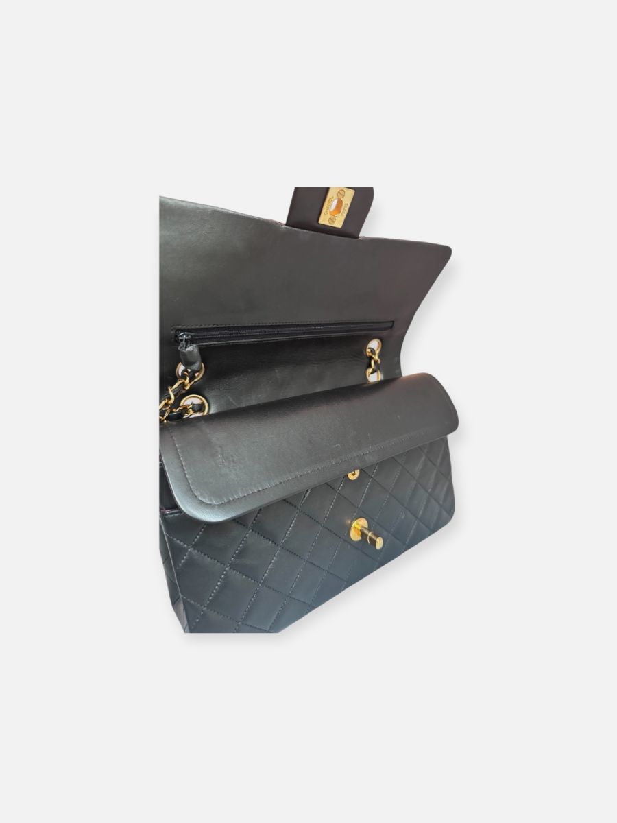 chanel medium black full set