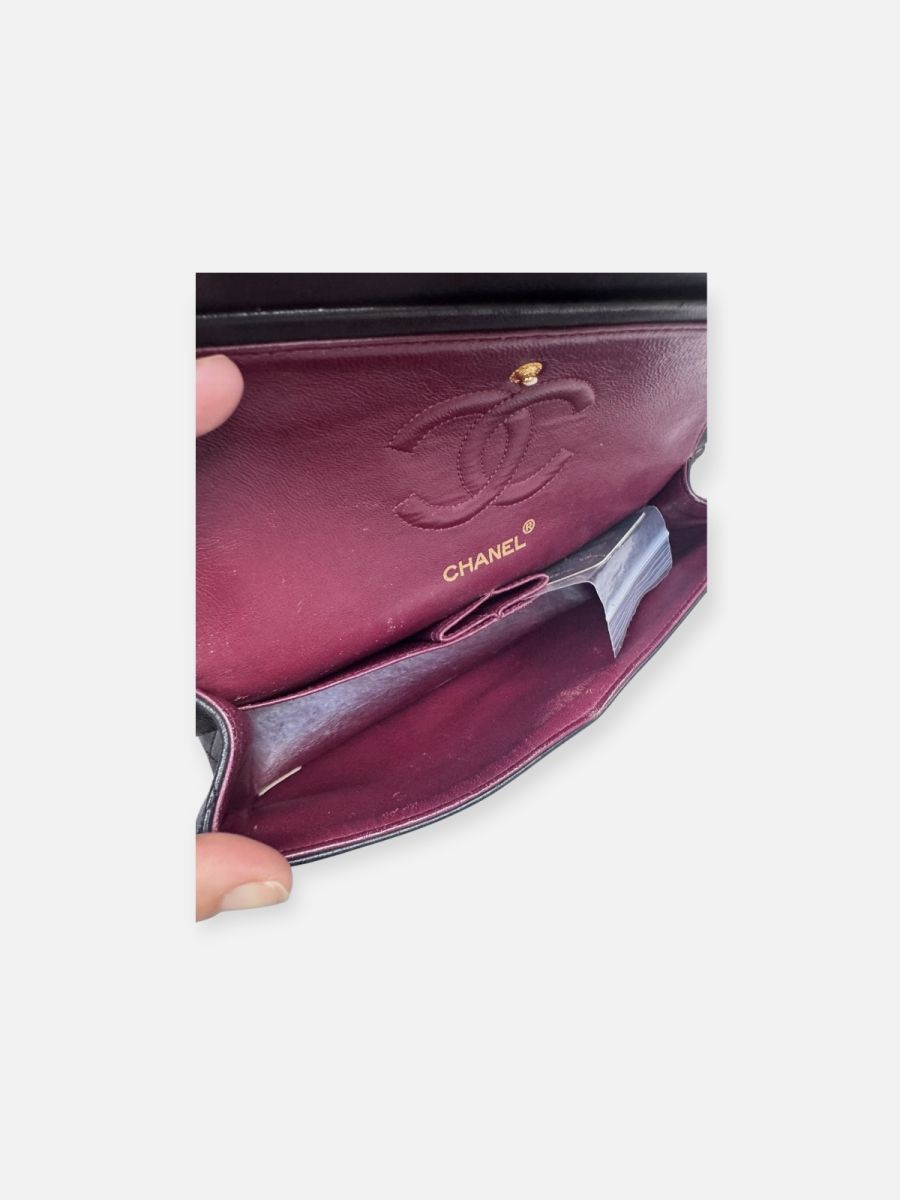 Chanel small black ghw