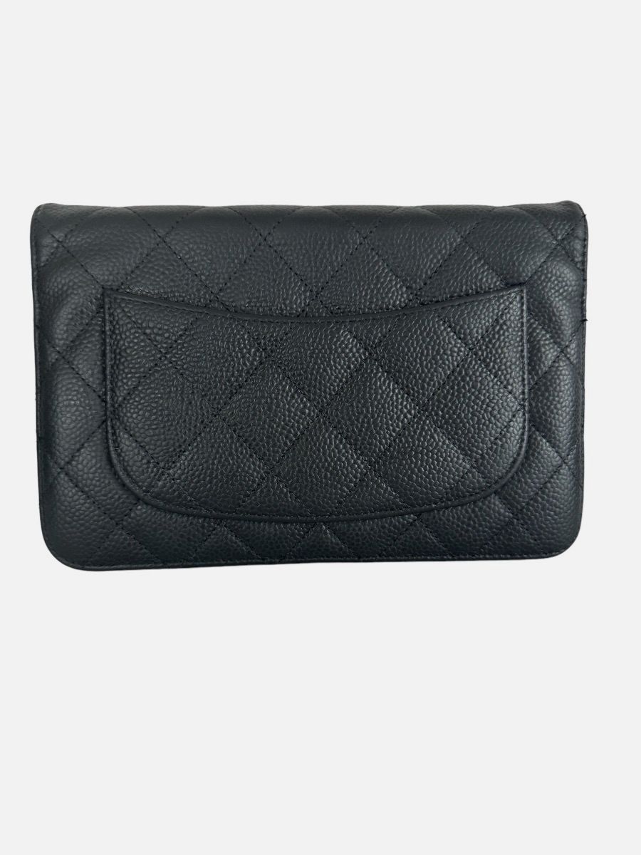 Chanel WOC caviar black ghw